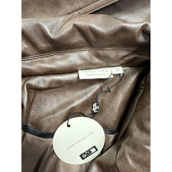 VRG GRL Zoa Trench Coat in Coffee - Picture 5 of 5